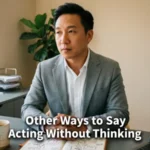 Other Ways to Say Acting Without Thinking