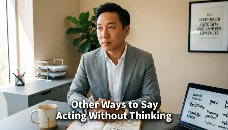 Other Ways to Say Acting Without Thinking